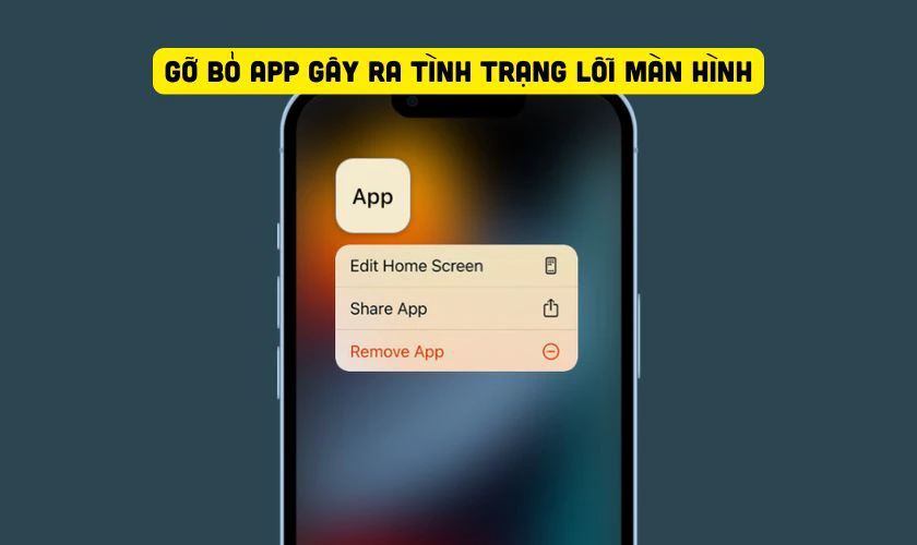 Kiểm tra gỡ bỏ ứng dụng gây lỗi màn hình