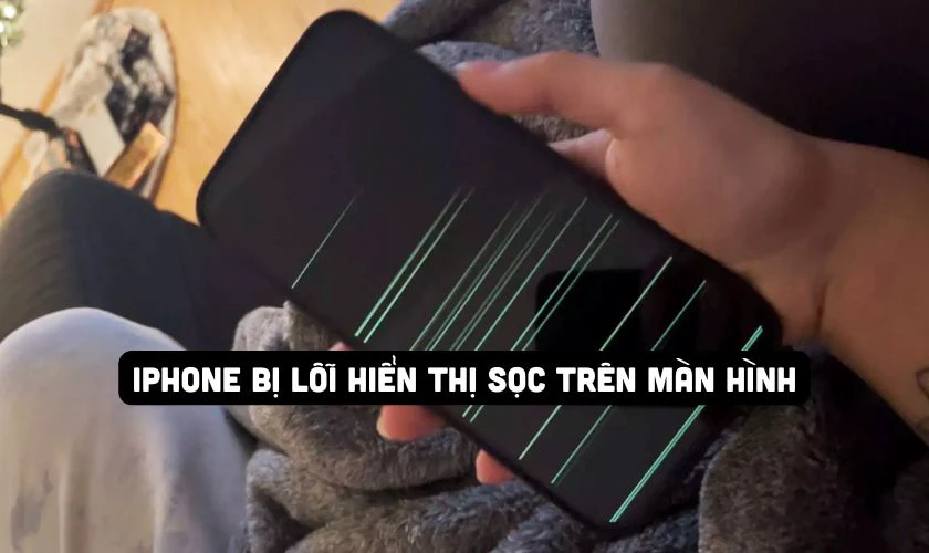 iPhone 14 bị sọc ngang/sọc dọc màn hình