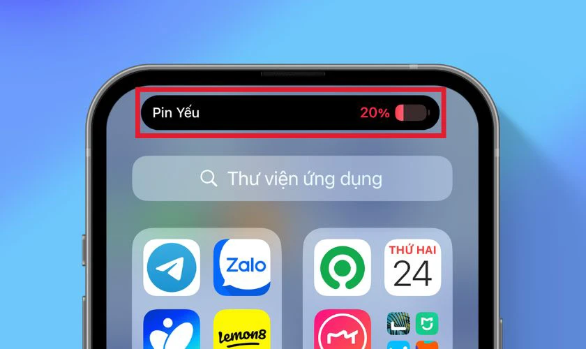 Quản lý pin hiệu quả với tính năng cảnh báo pin yếu