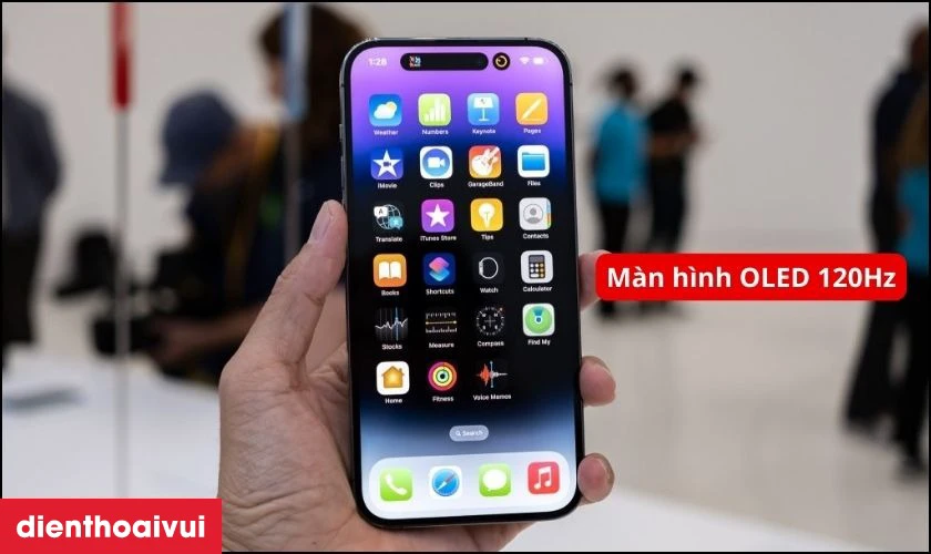 Màn hình OLED ProMotion 120Hz