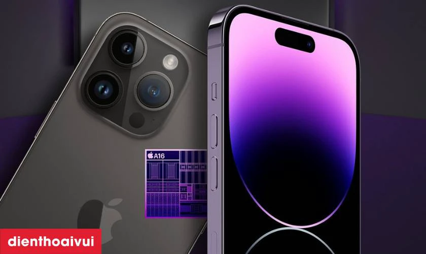 Hiệu năng mạnh mẽ với chip Apple A16 Bionic