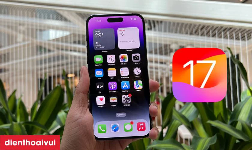 Hệ điều h&agrave;nh iOS mới mượt m&agrave;