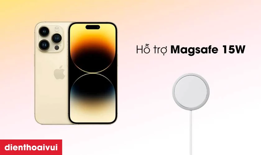 Sạc không dây MagSafe lên đến 15W