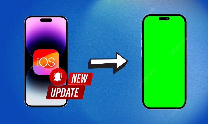 Nguyên nhân khiến iPhone 14 Pro bị xanh màn hình