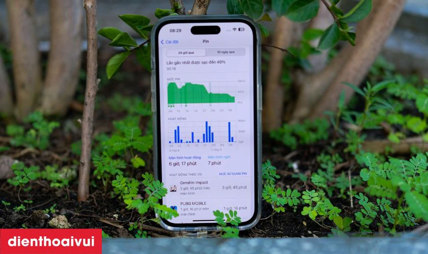 Pin bền bỉ, hỗ trợ sạc nhanh