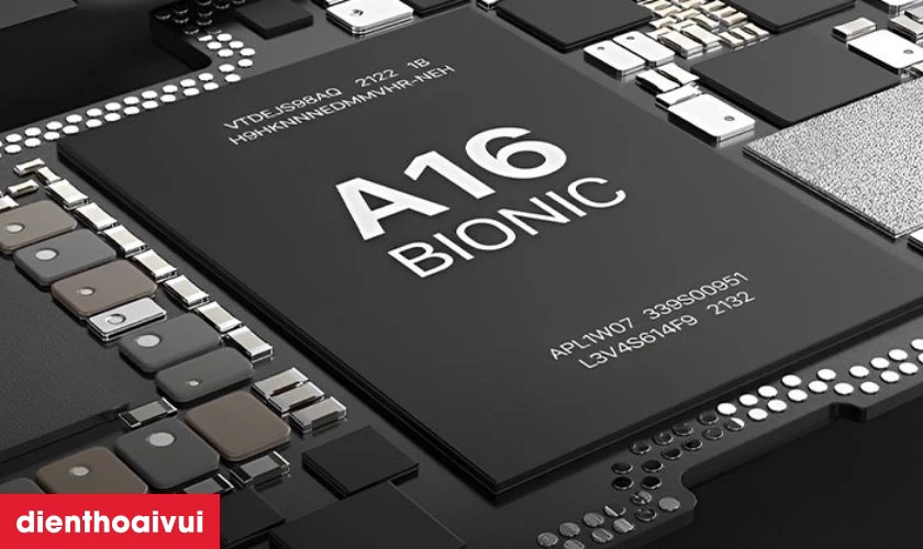 Chip A16 Bionic mạnh mẽ