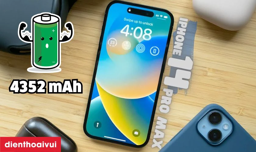 Thời lượng pin ấn tượng, dùng được cả ngày dài