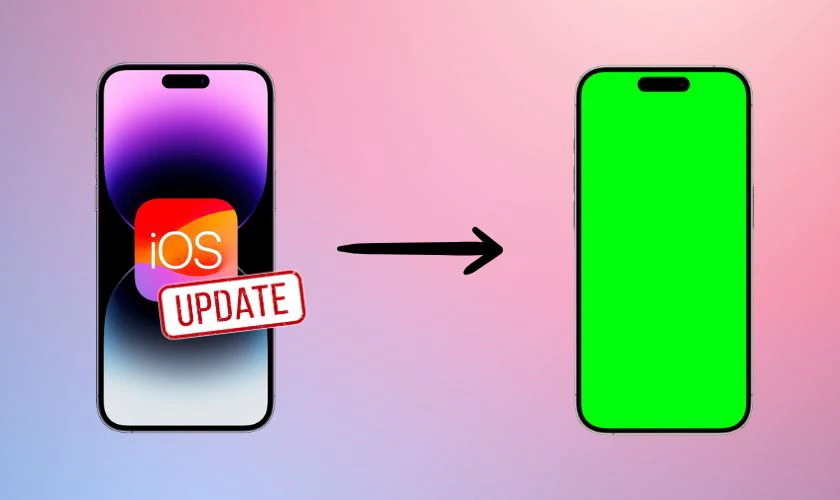 iPhone 14 Pro Max có bị xanh màn hình không?