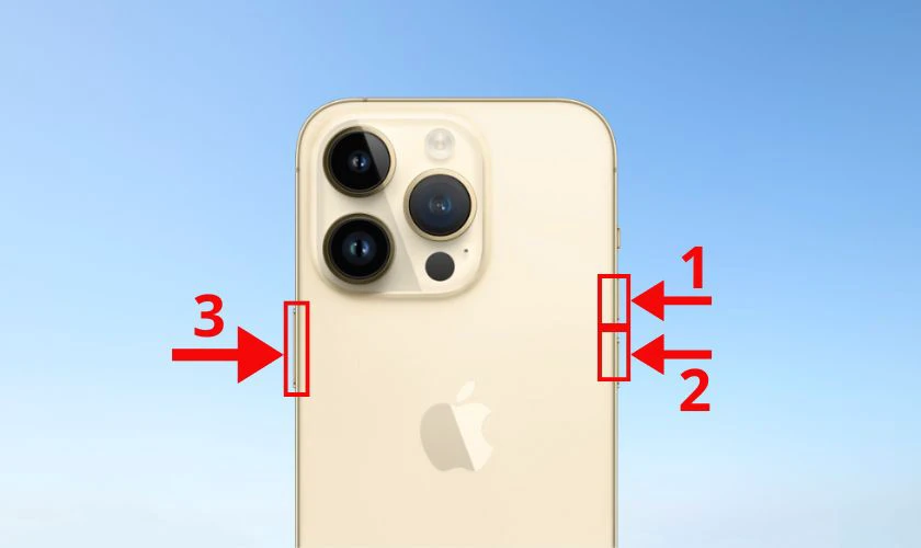 Thử khởi động lại iPhone bằng phím cứng (Force Restart)
