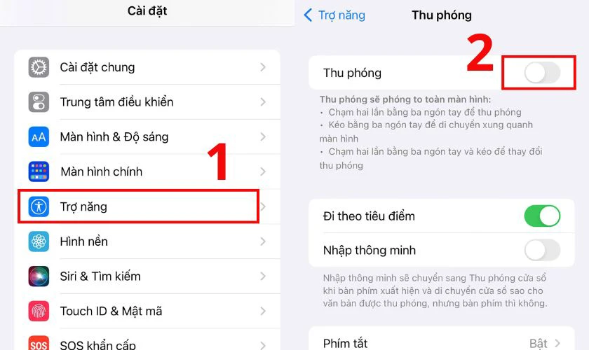 Mẹo hạn chế iPhone 14 Pro Max bị phóng to màn hình