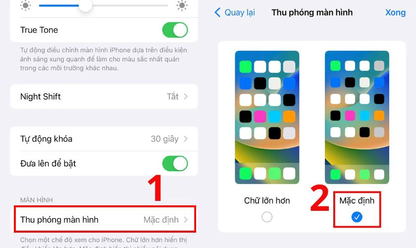 Thu phóng màn hình