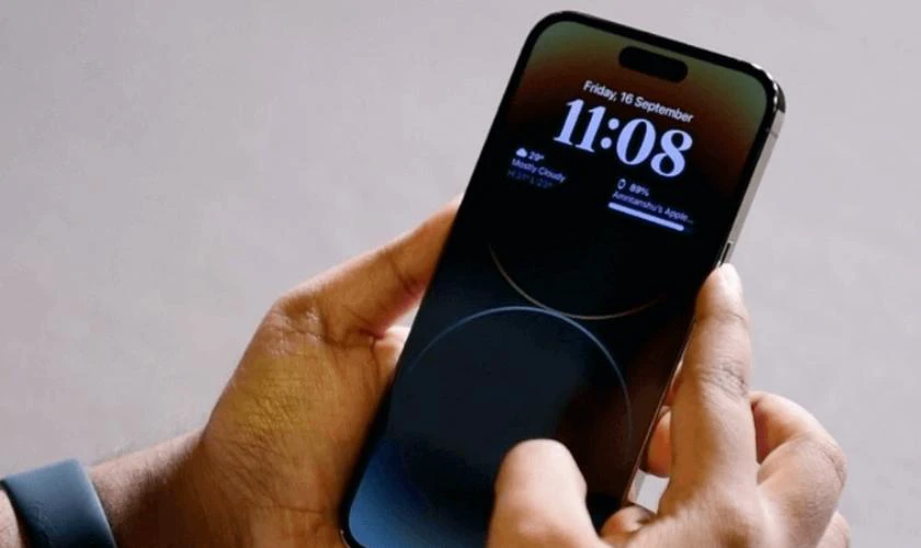 Tắt nguồn và không cắm sạc