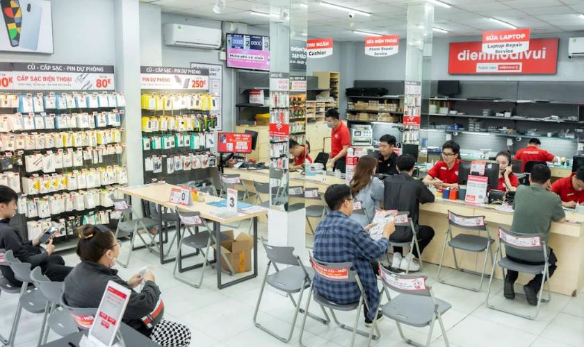 Địa chỉ thay màn hình iPhone 14 Pro Max bị trắng uy tín