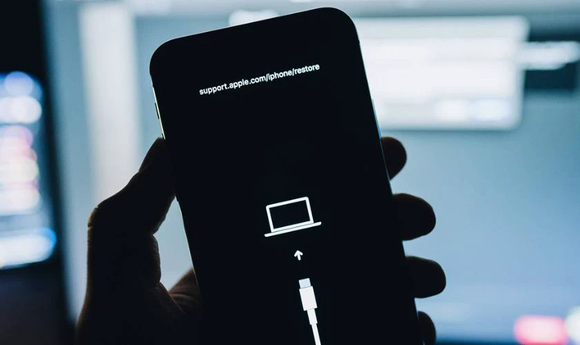 Recovery Mode xuất hiện trên iPhone