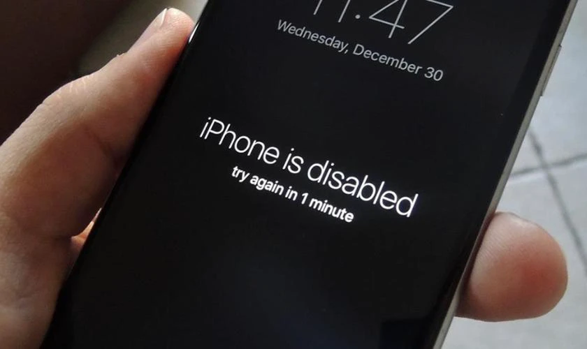 Mẹo hạn chế iPhone 14 Pro Max bị vô hiệu hóa