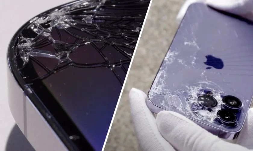 Dấu hiệu iPhone 14 Pro Max bị vỡ màn hình