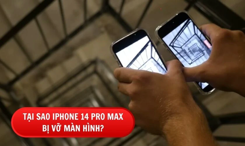 Tại sao iPhone 14 Pro Max bị vỡ màn hình?