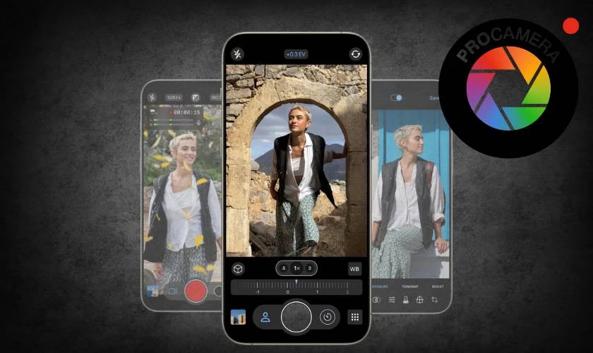ProCamera – giao diện dễ sử dụng, kiểm soát tốt nhiệt độ màu