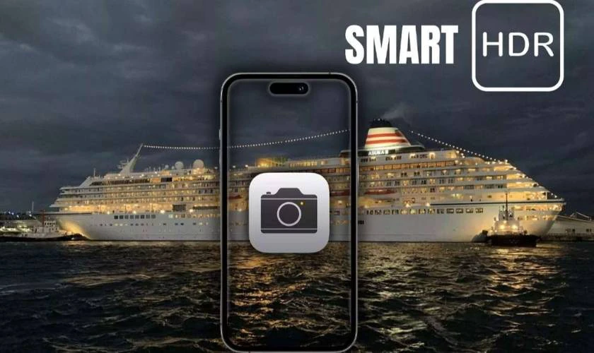 Tính năng Smart HDR xử lý sai tông màu ánh sáng