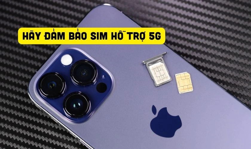 Cách bật 5G trên iPhone 14 Pro Max
