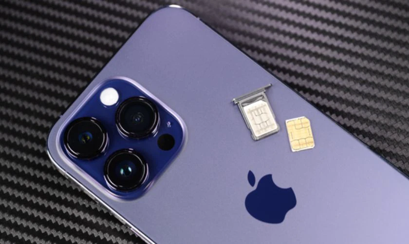 iPhone 14 Pro Max có khe SIM không?