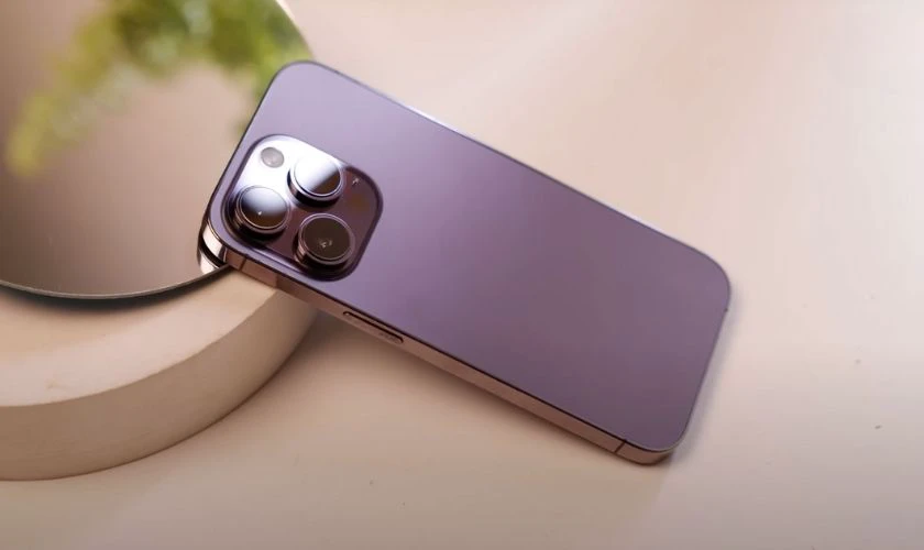 iPhone 14 Pro Max không có logo quả táo