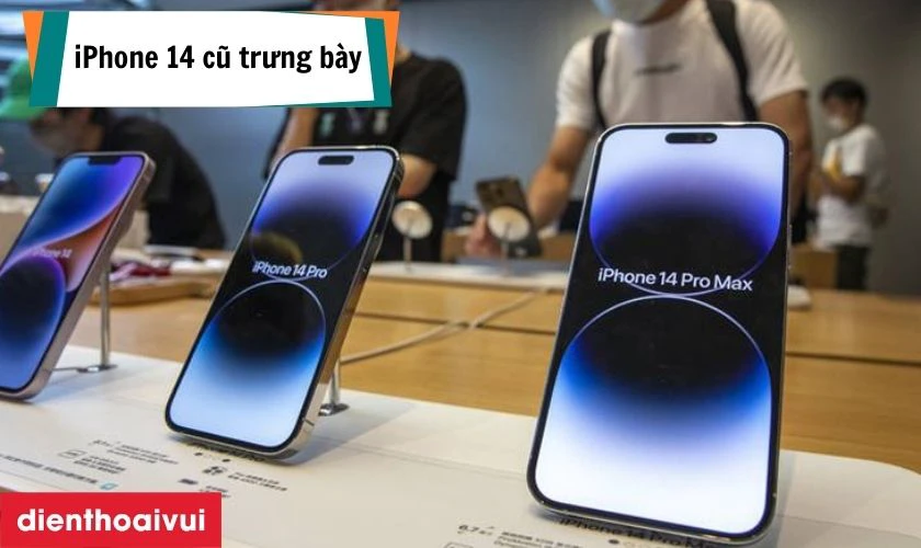 iPhone 14 cũ hàng trưng bày