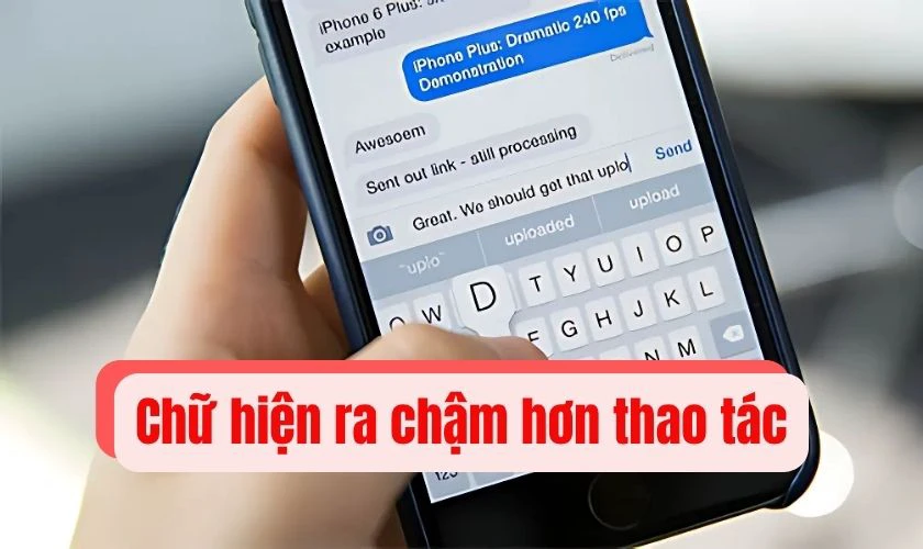 iPhone 15 bị lag bàn phím có dấu hiệu gì?