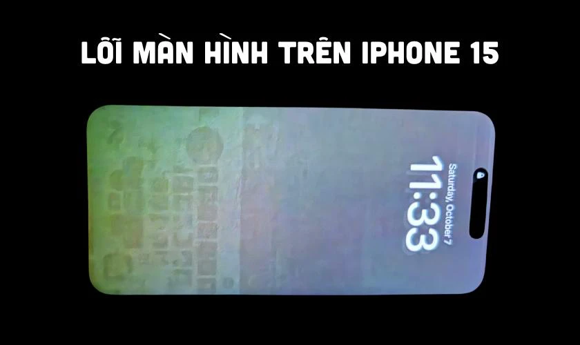 iPhone 15 có bị lỗi màn hình không?