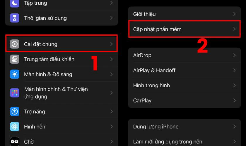 Cập nhật iPhone 15 lên phiên bản iOS mới nhất