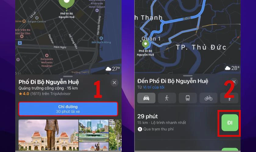 Điều hướng Apple Maps