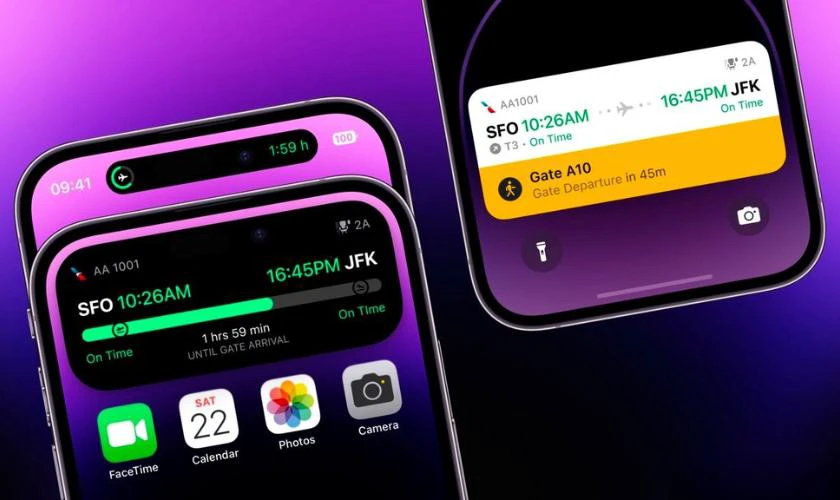 Các tính năng trên Dynamic Island của iPhone 15