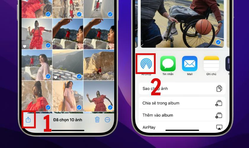 AirDrop tập tin
