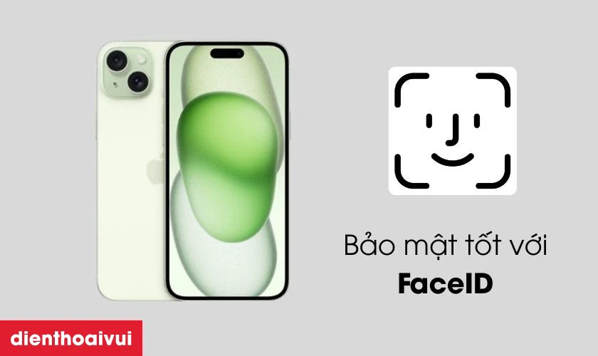 Bảo mật tốt với FaceID