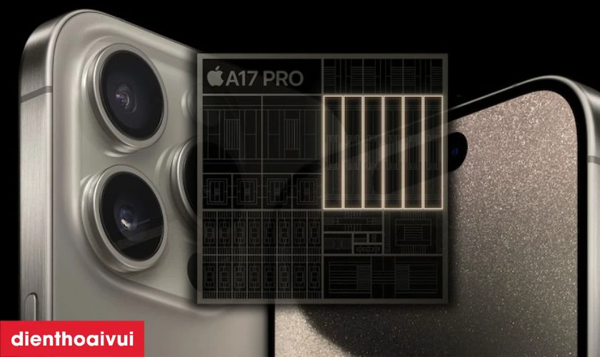 Hiệu năng mạnh mẽ với chip A17 Pro