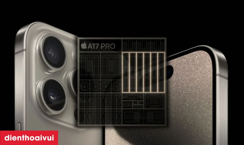 Hiệu năng mạnh mẽ với chip A17 Pro