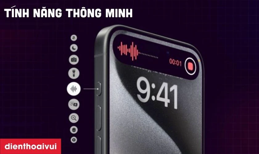 Tính năng thông minh và an toàn trên iPhone 15 Pro Max 256GB 2 Sim - Cũ Xước Cấn