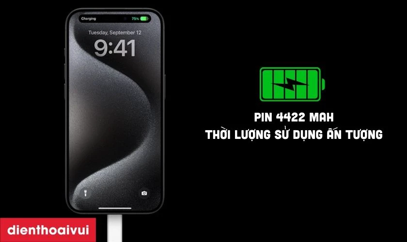 Pin 4422 mAh và thời lượng sử dụng ấn tượng