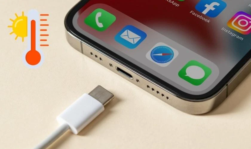 iPhone 15 Pro Max bị nóng do đâu