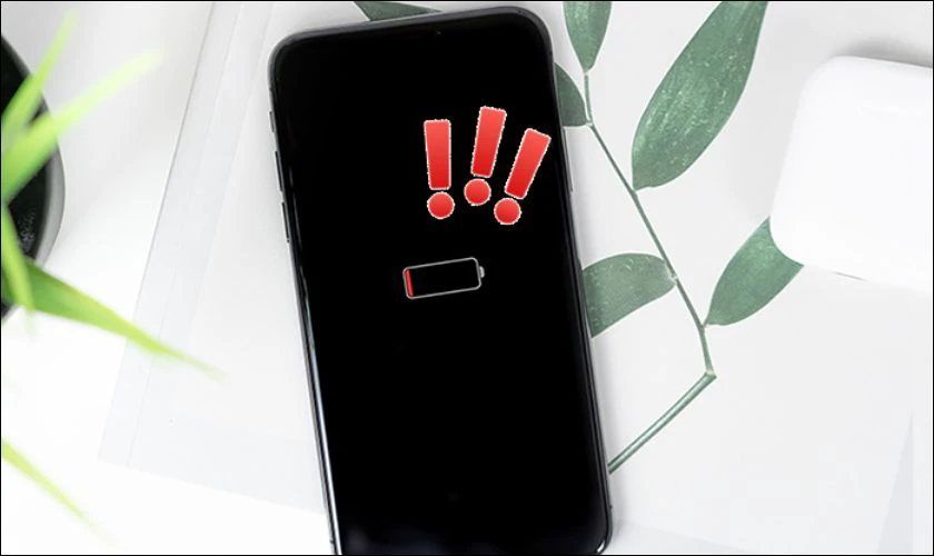 Pin giảm nhanh ngay cả khi không dùng