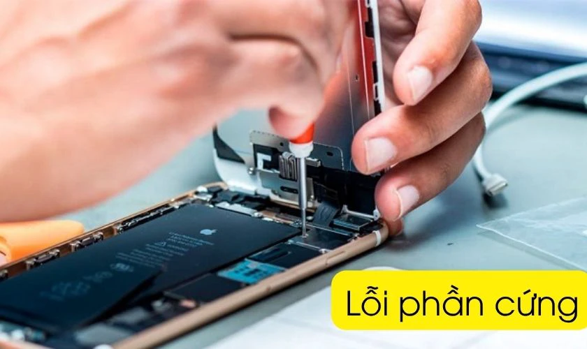Thiết bị bị lỗi phần cứng như pin, IC nguồn, camera module
