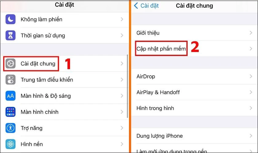 Cách khắc phục iPhone 15 Pro Max chụp ảnh bị nóng máy - Cập nhật iOS