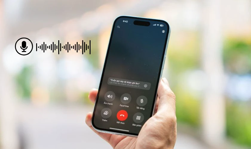 iPhone 15 Pro Max có ghi âm cuộc gọi không?