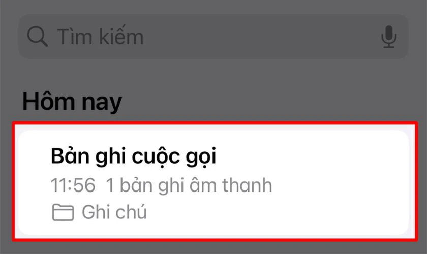 Chọn bản ghi âm bạn vừa ghi âm là có thể nghe lại được rồi