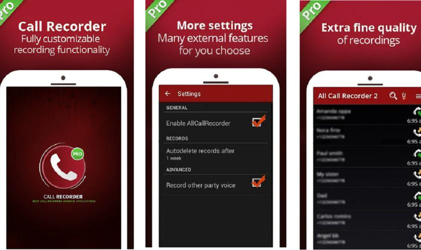 Call Recorder là ứng dụng đáng tin cậy