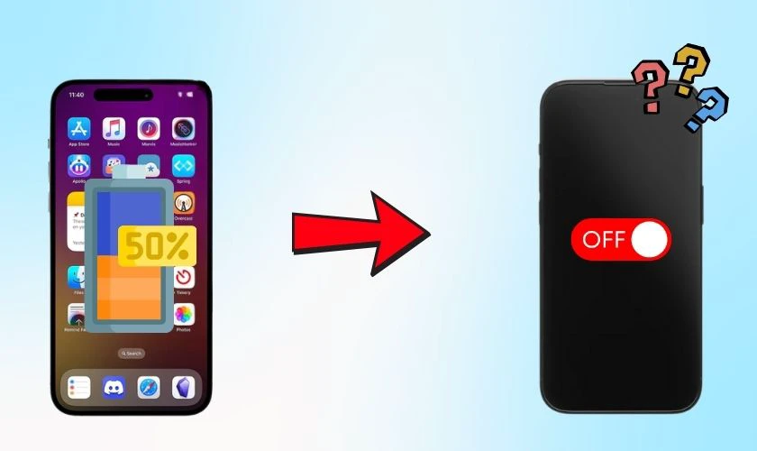 iPhone 15 Pro Max đang dùng bị sập nguồn là tình trạng gì?
