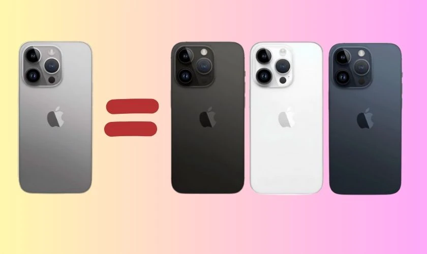 Giá iPhone 15 Pro Max theo màu có chênh lệch không?
