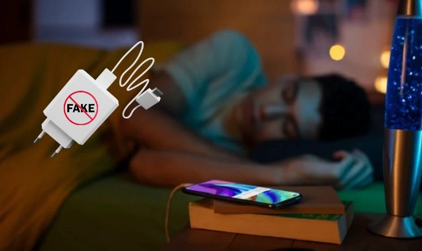 iPhone 15 sạc qua đêm có sao không?