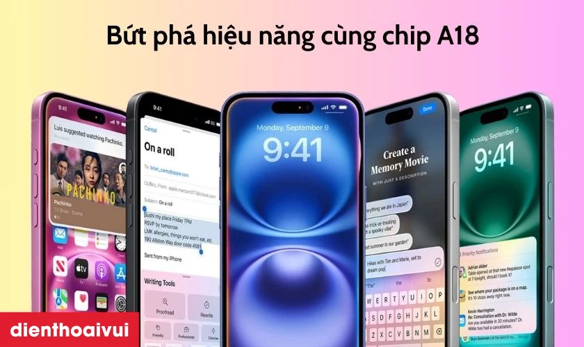 Hiệu năng cực kỳ mạnh mẽ từ chip A18