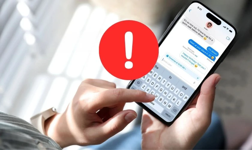 iPhone 16 lỗi tin nhắn bị đơ khi gặp ký tự lạ